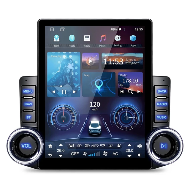 Alt view image 4 of 5 - 5G WiFi Car Radio for Chevy Impala 2014 2015 2018 2019 2020,4+64G 9.7 inch Android 15 Touch Screen Upgarde Stereo for Chevy Colorado 2015-2022 with Wireless Carplay Android Auto WiFi Back Up Ca
