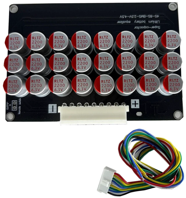 Main image of 8S 5A Active Equalizer 6S 7S Lifepo4 Lipo Lto Lithium Balancer Battery Energy Transfer BMS Capacitor