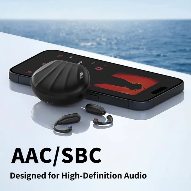 Alt view image 4 of 5 - Fanmusic TRN Scallop Wireless IEM Ear Hook Bluetooth 6.0 Earphone Module Swappable Adapter(Headphones not Included) (Includes 0.78mm, 2pin-S, MMCX)