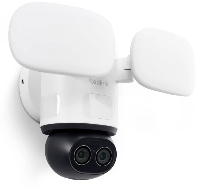 Main image of REOLINK TrackFlex Floodlight WiFi, 4K 360 PTZ Dual-Lens Floodlight Camera