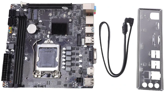 Main image of H110 Mini ITX Motherboard, LGA1151 Socket, DDR4, M.2 NVMe, SATA3, PCIe x16, Dual Channel, for Desktop Computer