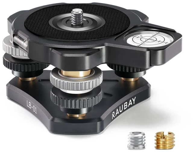 Main image of RAUBAY Tripod Leveling Base for Seestar S50, 6 Adjust, 1/4", LB-01