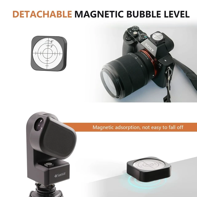 Alt view image 3 of 5 - RAUBAY Tripod Leveling Base for Seestar S50, 6 Adjust, 1/4", LB-01