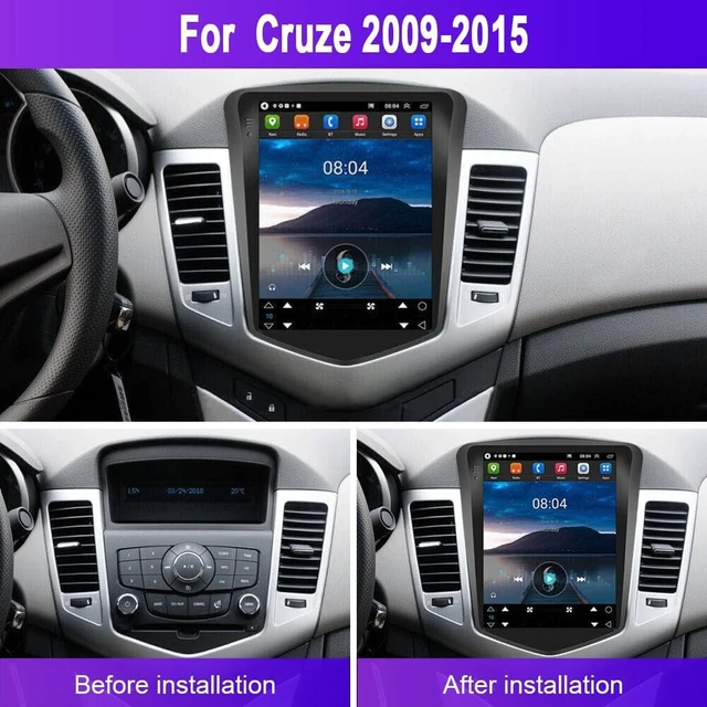 Alt view image 2 of 5 - Alikali 9.7in Car Radio Stereo Radio for Chevrolet Cruze 2009-2015 w/GPS WiFi Bluetooth 2014 2013 2012 2011 2010 Touchscreen Car Radio Receiver 2-Din