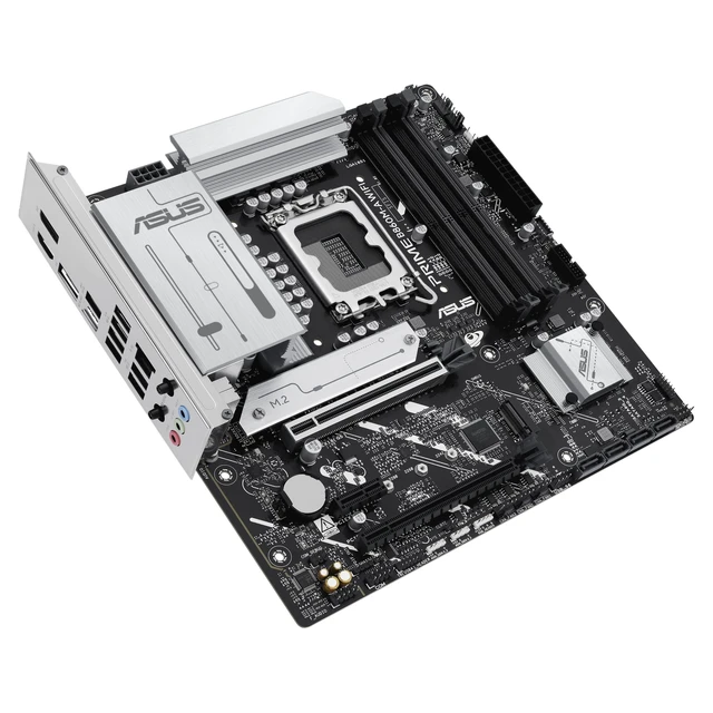 Alt view image 4 of 5 - ASUS Prime B860M-A WiFi-CSM Offers DDR5, PCIe 5.0, Two M.2 Slots, Wi-Fi 6E, 2.5Gb Ethernet, USB Type-C, DisplayPort, HDMI, and M.2 heatsink for Optimal Performance