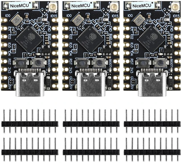Main image of 3PCS ESP32 C5 Mini Development Board with 240MHz Single Core Processor 4MB Flash Type-C Port 18Pin GPIO for Arduino
