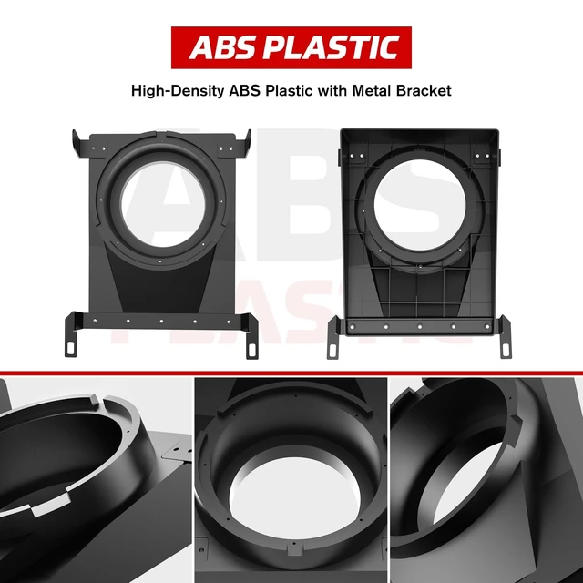 Alt view image 3 of 5 - XUTVOTOR 10" Under Seat Speaker Pods for 2024-2026 Can-Am Maverick R MAX X