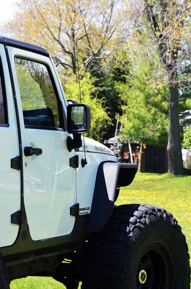 Alt view image 4 of 5 - 31 Inch Black Antenna fits Ford F-150, F-250, F-350, F-450, F-550, F-600, F-650 ^^ Dodge Ram 1500, 2500, 3500 - USA Stainless Steel Threading