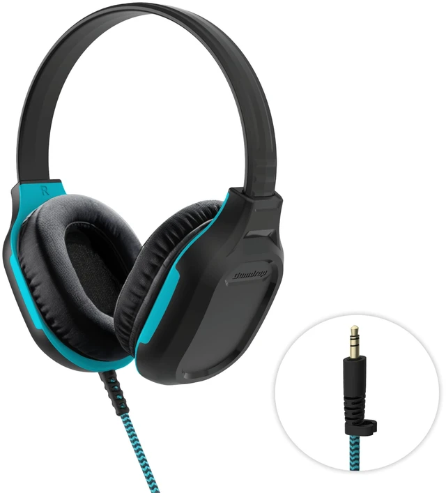 Main image of Gumdrop DropTech On-Ear Wired Headphones No Mic 3.5mm (40, Count, 1)