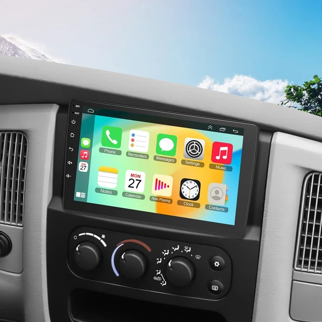 Main image of (8Core + 64GB) Car Radio Stereo for Dodge RAM(2002-2006),for Jeep Wrangler (2003-2006),Jeep Grand Cherokee (1999-2004),9 Inch QLED Touch Screen with Wireless Carplay&Android Auto&Mirrolink