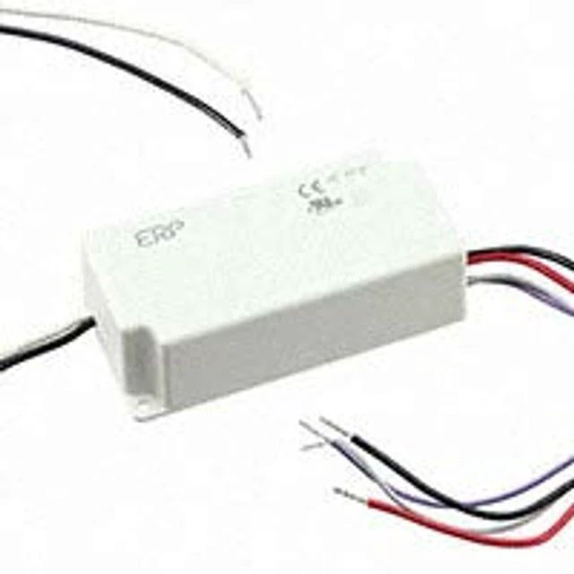 Main image of ERP Power ESS010W-0350-24 CC LED Power Supply 120-277 Vac, 87% eff., Rectangular Plastic Case, Forward/Reverse Phase & 0-10V dimming, 1-100% dim Range, 8.4 W max, 350 mA Iout, 14-24 V Vout