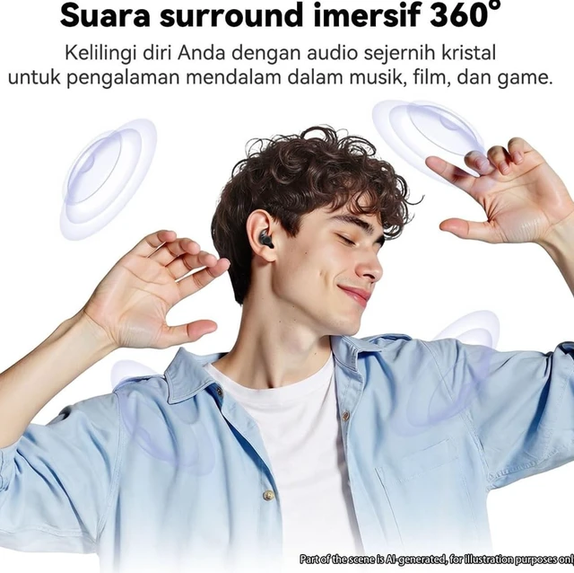 Alt view image 5 of 5 - NE76 Sleep Earbuds Bluetooth 6.0 in Ear, AI Translation Headphones Real Time 164 Languages, Waterproof Mini Sleep Headphones Small Design for Side Sleepers for Travel Education Business Meetings Beige