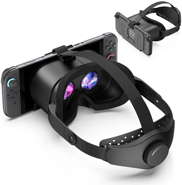 Main image of Upgraded VR Headset Compatible with Nintendo Switch 2 (2025), Switch 2 Virtual Reality VR Glasses with Adjustable HD Lenses and Comfortable Head Strap, Virtual Boy 3D Goggles for Switch 2 Accessories