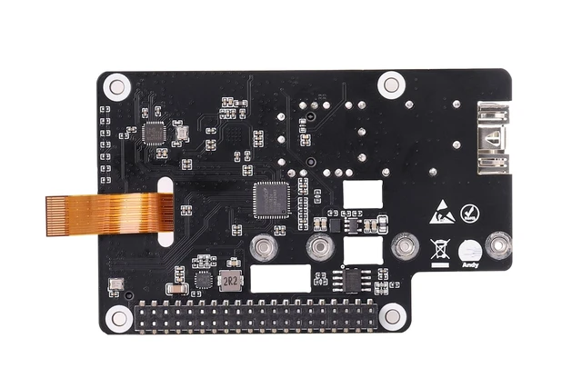 Alt view image 2 of 5 - PCIe M.2 NVMe & SFP HAT+ for Raspberry Pi 5, NAS Adapter Board
