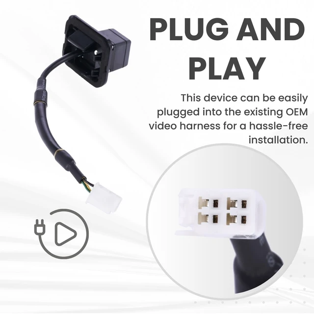 Alt view image 4 of 5 - Backup Camera Replaces for 2015 2018 2019 Subaru Legacy OE Part # 86267AL01A