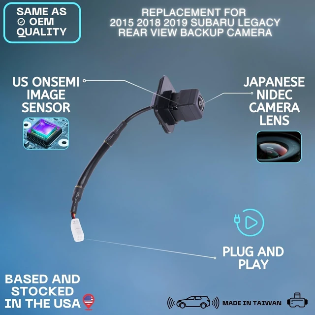Alt view image 2 of 5 - Backup Camera Replaces for 2015 2018 2019 Subaru Legacy OE Part # 86267AL01A