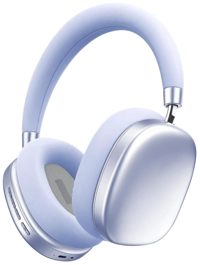 Main image of Wentronic YG01 Wireless Over-Ear Headphones, Active Noise Cancelling, Up to 58H Battery Life, Bluetooth 5.3, Great for Travel & Office, USB-C Lossless Audio, Microphone for iPhone Android - Blu