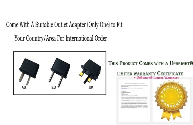 Alt view image 4 of 4 - UpBright 12V AC/DC Adapter Compatible with Bayco NSR-9612 NSR-9612B NSR-9614 NSR-9614B NSR-9614XL NSR-9746B NSR-9746XL Nightstick Metal LED Flashlight NSR9600 NSR 9600 Power Supply Battery Charger PSU