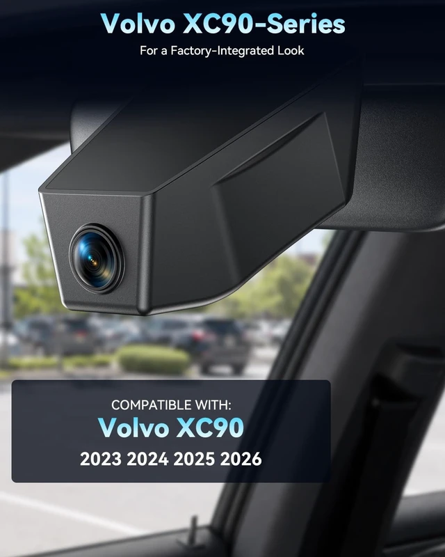 Alt view image 2 of 5 - OVAMAN OEM-Fit 4K Dash Cam for Volvo XC90 2023-2026, 64GB