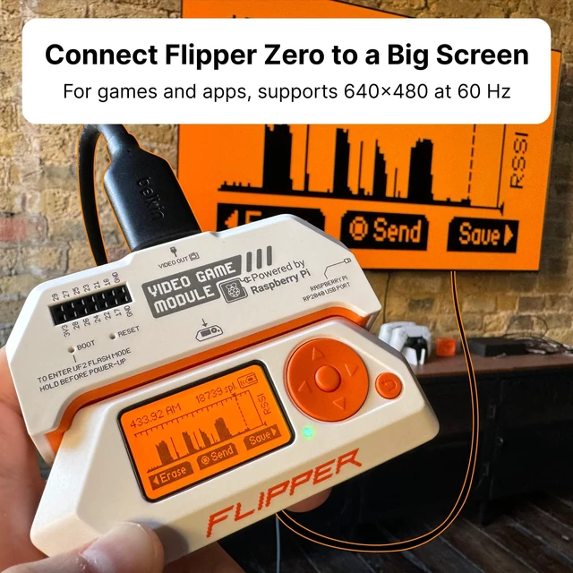 Alt view image 2 of 5 - Video Game Module for Flipper Zero RP2040 Development Board with Video Output and 6-Axis Motion Sensor