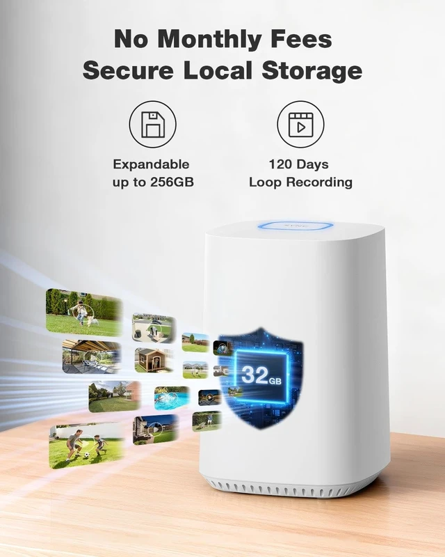 Alt view image 4 of 5 - SEHMUA Security Cameras Wireless Outdoor 2PC, No Monthly Fee, Solar Powered
