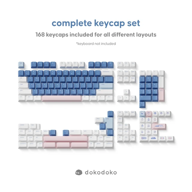 Alt view image 5 of 5 - dokodoko Tokyo Mart Keycaps - PBT, Cherry Profile for Mechanical Keyboards