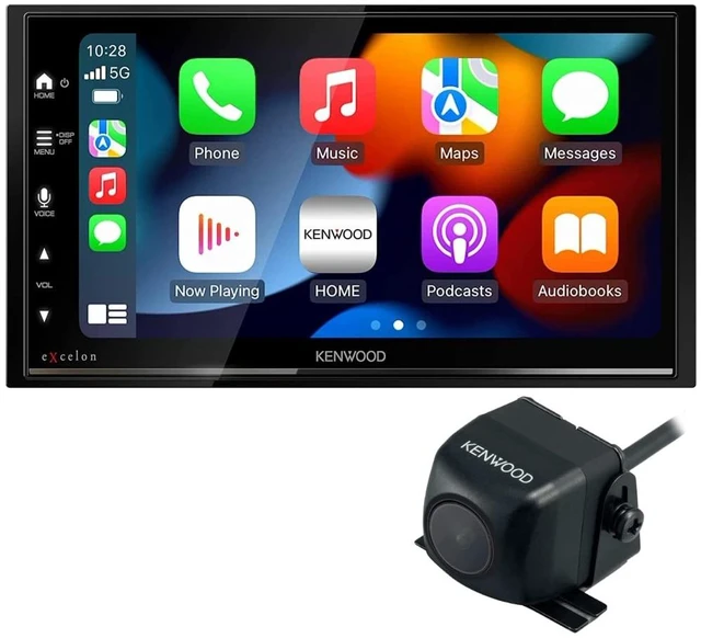 Main image of KENWOOD DMX709S eXcelon 6.95-Inch Capacitive Touch Screen, Car Stereo, CarPlay and Android Auto, Bluetooth, AM/FM Radio, SiriusXM Plus CMOS-230 Rearview Camera