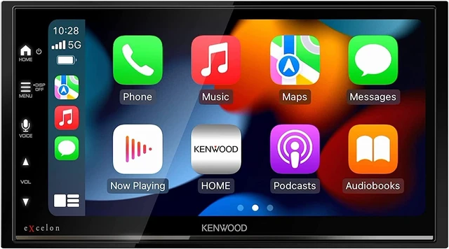 Alt view image 2 of 5 - KENWOOD DMX709S eXcelon 6.95-Inch Capacitive Touch Screen, Car Stereo, CarPlay and Android Auto, Bluetooth, AM/FM Radio, SiriusXM Plus CMOS-230 Rearview Camera