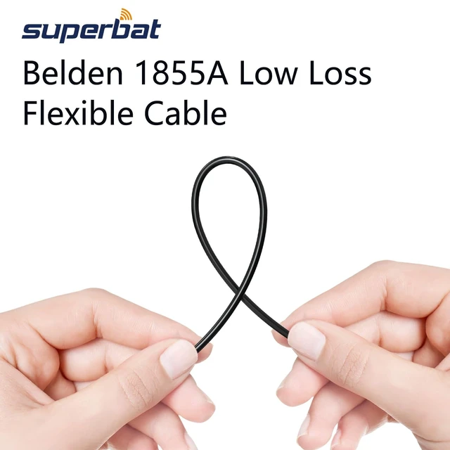Alt view image 4 of 5 - Superbat Belden 1855A Thin and Flexible 75 Ohm Coaxial Cable 100ft Low Loss