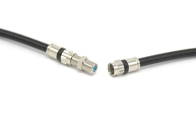 Alt view image 4 of 5 - THE CIMPLE CO Solid Copper Coaxial Cable 125 FT - RG6 Coax for TVs, Antennas, Internet, CATV, Audio/Video, RVs - Indoor/Outdoor Coax Cable 125 Feet (38 Meters), Black