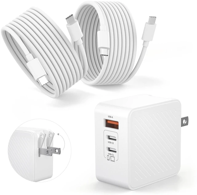 Main image of 65W Foldable MacBook Charger Fast Charging Block &10FT MacBook Charger Cord