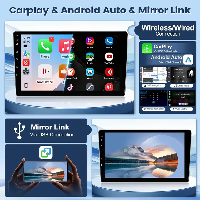 Alt view image 4 of 5 - Leadfan Car Stereo for Toyota Sienna 2004-2010 Linux