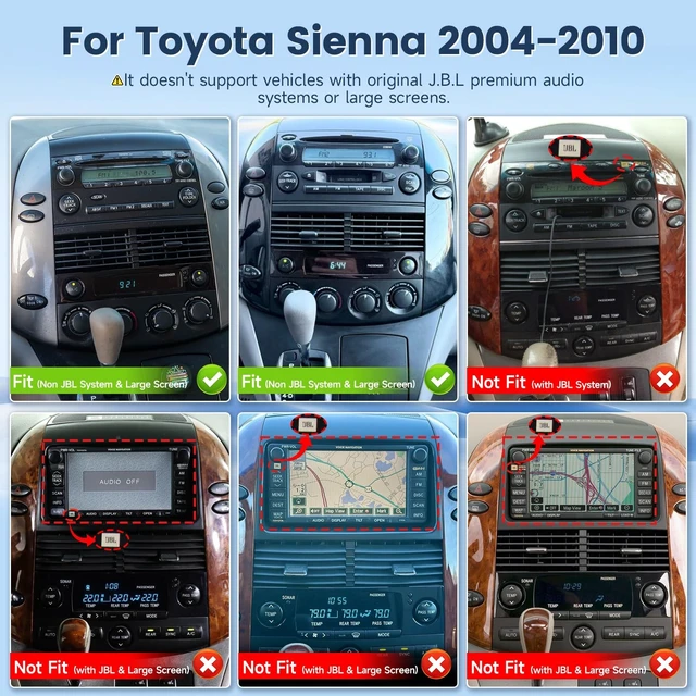 Alt view image 2 of 5 - Leadfan Car Stereo for Toyota Sienna 2004-2010 Linux