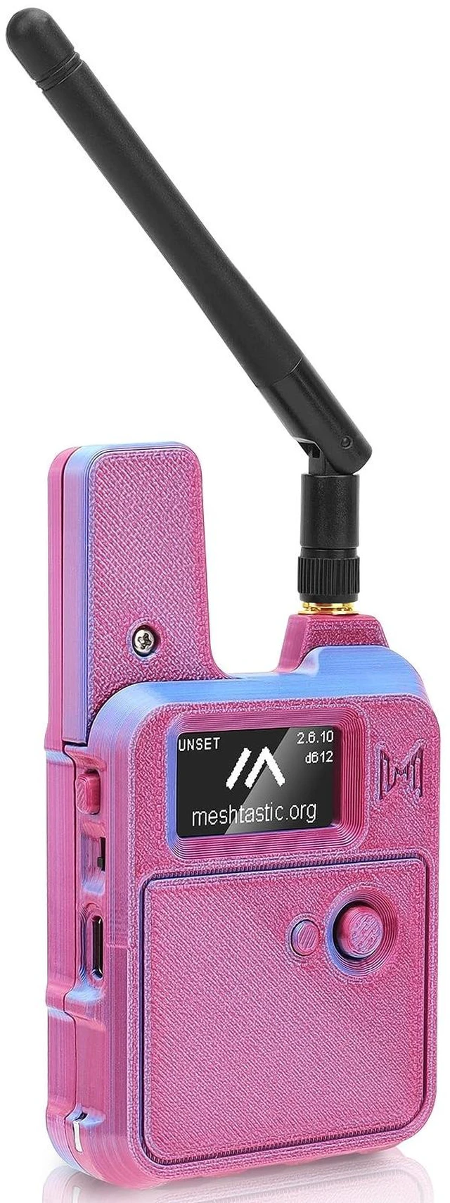Main image of Meshnology Wio Tracker L1 Board + 3000mAh Battery + Case Set with SX1262 nRF52840 Blue Tooth GPS 1.3" OLED Display Battery Type-C Solar for Ar duino Meshtastic LoRa AIoT (Upgraded N37, Purple)