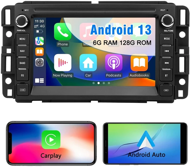 Main image of Car Stereo Radio for Chevy Silverado Tahoe GMC Sierra Yukon, CarPlay