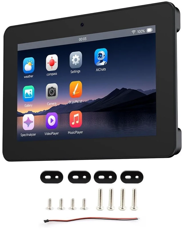 Main image of Waveshare ESP32-P4-WIFI6 7inch HMI All-in-One Touch Display Development Board, 10-Point Touch, 720 1280 Resolution, with Dual Microphones and Speaker, Supports Wi-Fi 6 and BLE 5, Without BAT