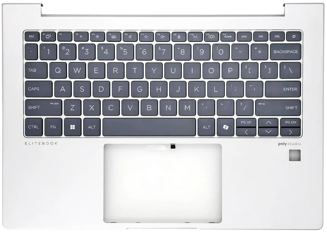 Main image of Wuntenphy New Replacement for HP EliteBook 640 645 G11 Laptop Palmrest Upper Case Backlit Keyboard Assembly Part N97244-001 N97243-001 N97245-001 N97247-001