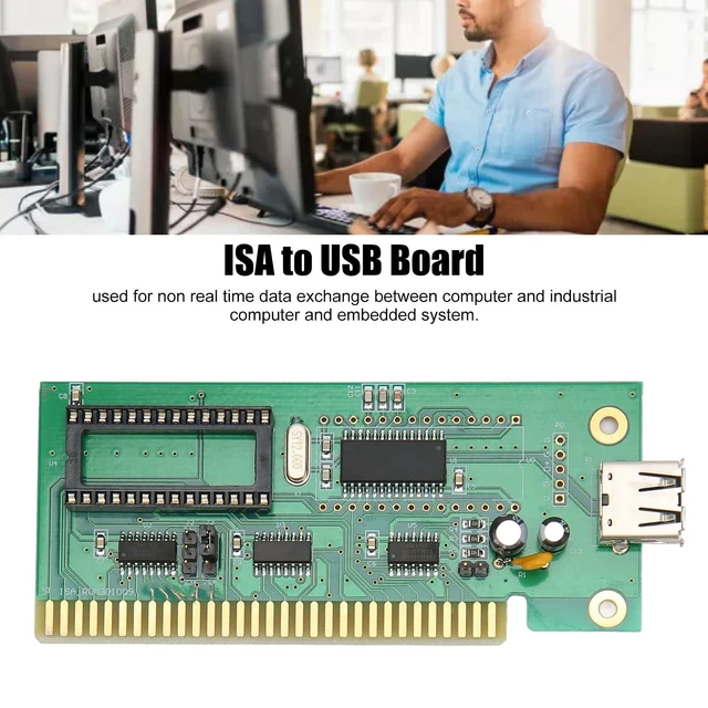 Alt view image 5 of 5 - Zunate ISA to USB Card Plug and Play, Widely Compatible, Easy to Use, Stable Performance, Supports DOS Versions, Hot Swappable, Data Exchange, Industrial Computer