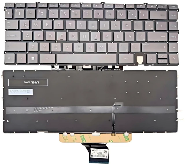 Main image of Laptop Replacement Latin Spanish Layout Keyboard for HP Envy x360 13-AY 13-BD 13m-BD 15-EU 15-ES 15m-ES 15-EP 15T-EP Laptop Keyboard Black with Backlit