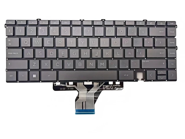 Alt view image 2 of 3 - Laptop Replacement Latin Spanish Layout Keyboard for HP Envy x360 13-AY 13-BD 13m-BD 15-EU 15-ES 15m-ES 15-EP 15T-EP Laptop Keyboard Black with Backlit