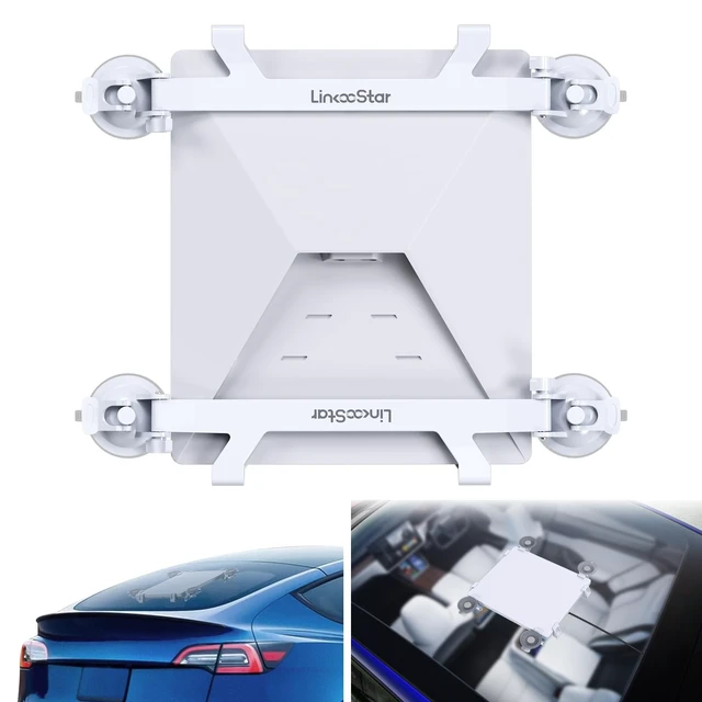Alt view image 4 of 5 - Star Link Mini Suction Cup Mount for Car Sunroof, Adjustable Star-Link Mini Mount with 4 Strong Suction Cups, Stalink Mini Accessories for Car, Truck, RV, Boat and Road Trip, White