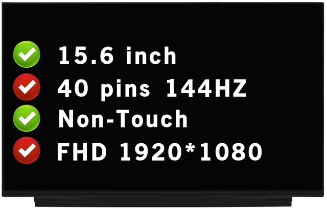 Main image of BTSELSS LCD Replacement for ASUS G512LI-HN065 LM156LF2F01 LM156LF2F03 N156HRA-EA1 B156HAN08.4 NE156FHM-NX1 NV156FHM-NX3 Screen 15.6" 144Hz FHD 1920x1080 45% NTSC Display Panel (Non-Touch Version)