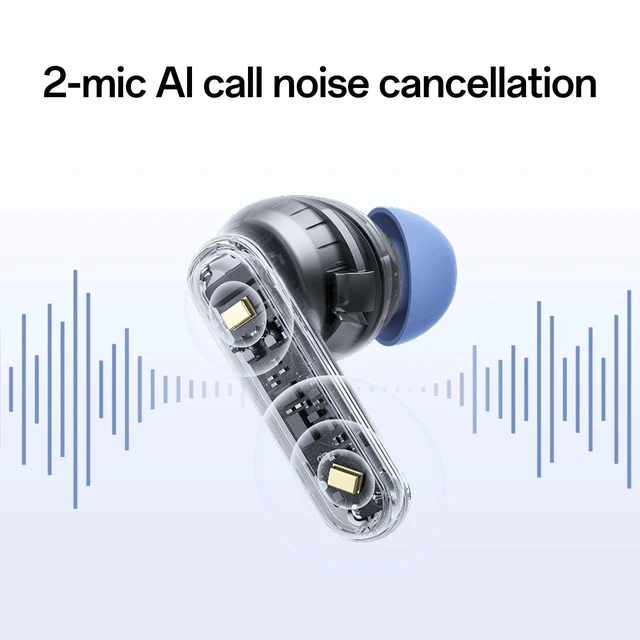 Alt view image 5 of 5 - OnePlus Nord Buds 3r Earbuds, 54 Hour Total Battery, 12.4 mm Driver, Fast Charge, Dual Microphone AI Call Noise Cancellation, Bluetooth 5.4, IP55 Waterproof, Blue