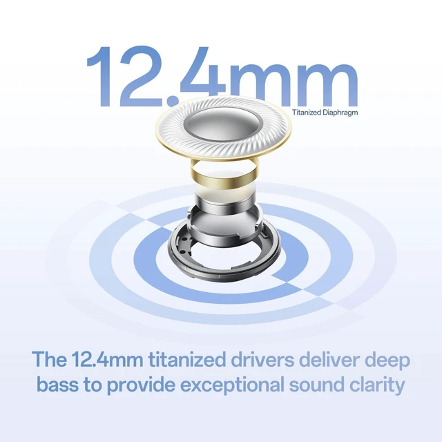 Alt view image 3 of 5 - OnePlus Nord Buds 3r Earbuds, 54 Hour Total Battery, 12.4 mm Driver, Fast Charge, Dual Microphone AI Call Noise Cancellation, Bluetooth 5.4, IP55 Waterproof, Blue