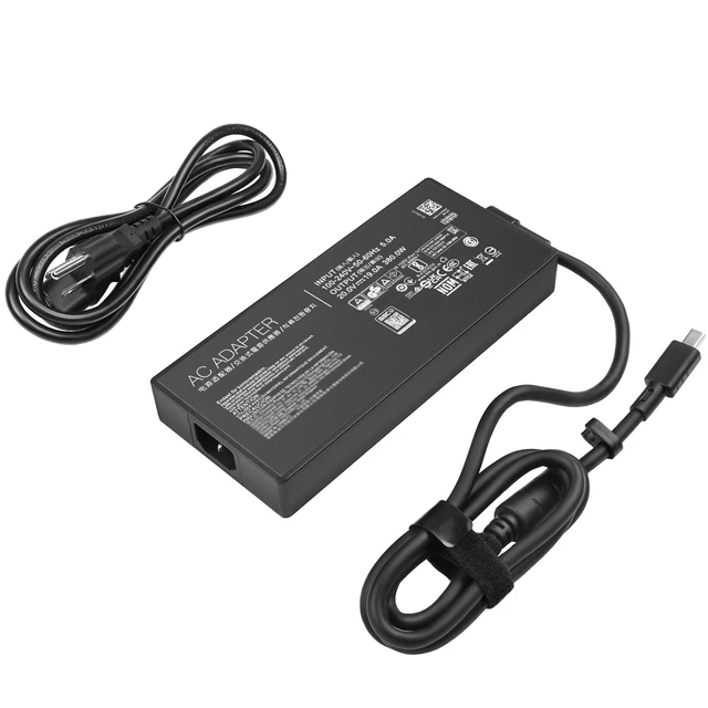 Alt view image 5 of 5 - JUYOON 380W 280W Laptop Charger Compatible with Asus ROG Strix G16 G18 2025 G615LW G615LP G615LR G815LR G815LP TUF Gaming F16 FX608LP FX608JPR RTX 5070 5080 a22-280p1b a24-380p1a adp-380ab b