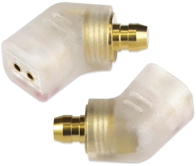 Main image of okcsc Ear Male to Flat 0.78 2PIN Female Headphone Adapter for Ear Earbuds to 0.78 2PIN Cable for Pentaconn Ear PE Mini Adapter for for HS1511 HS1511CU 1750CU 1300ss Madoo Madoo M001 1 Pair Clear