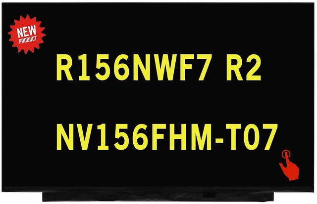 Main image of BTSELSS LCD Replacement for R156NWF7 R2 NV156FHM-T07 NV156FHM T07 V8.3 V8.4 On-Cell Touch Screen Display Panel 5D10W69930 5D10W69931 5D11B38235 5D11B44693 15.6" 40 Pins FHD 1080P (Touch Version)