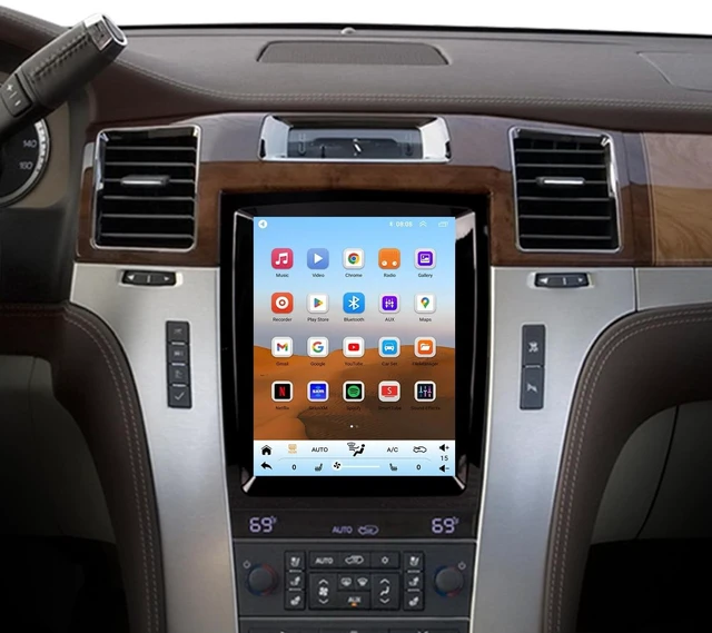 Main image of 4G LTE QLED Radio for Cadillac Escalade 2007-2014,Touch Screen 8core Stereo Upgrade,Wireless carplay & Android Auto,Support OEM SWC,Backup Camera