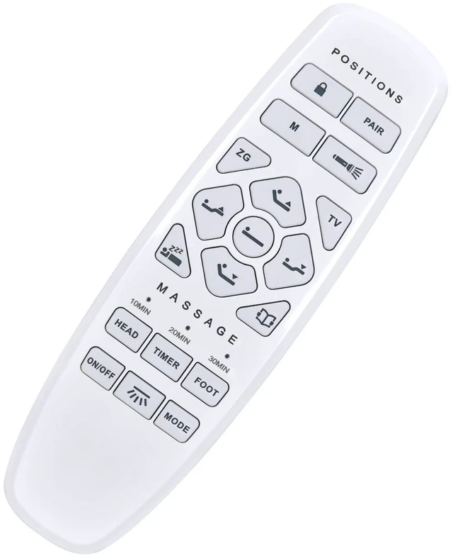 Alt view image 2 of 4 - Rankle Memory Replacement Remote for Okin Model RF.27.19.33 Electric Adjustable Bed, for Lucid L600, for ASONLY, for ESHINE