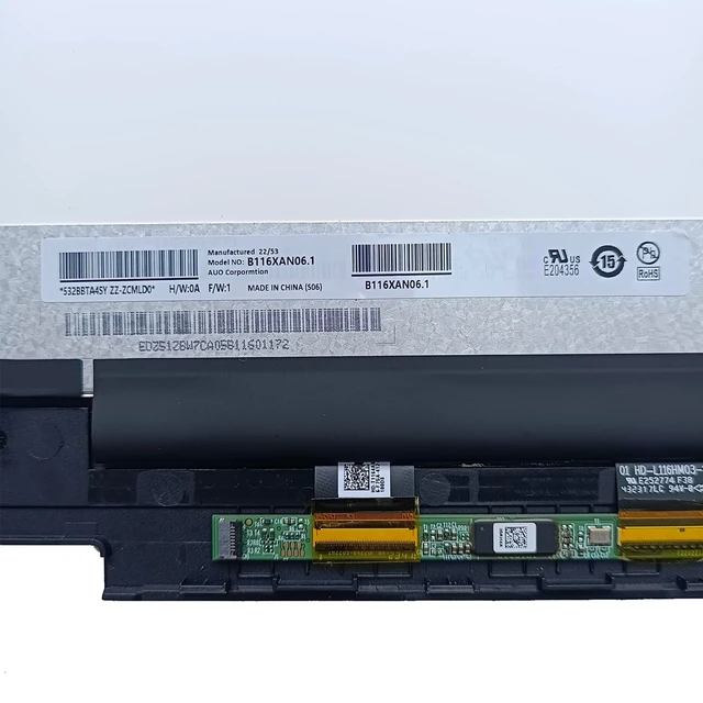 Alt view image 5 of 5 - JADTRXU 6M.KEDN7.001 Screen Replacement for Acer Chromebook 11 R756T (Touch) LCD Module Display Touch Screen Digitizer Assembly w/Bezel and G-Sensor Board 30Pin
